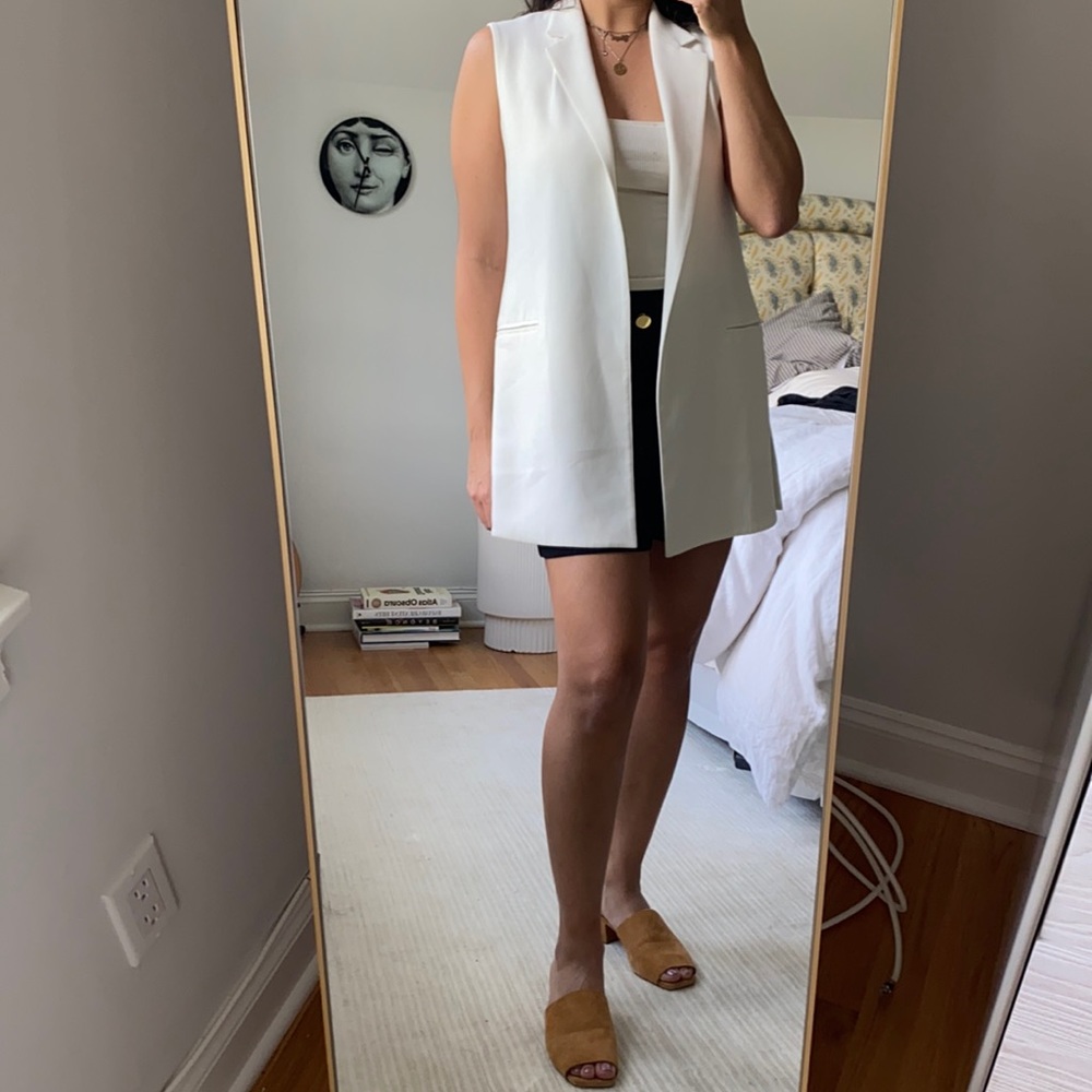 Club Monaco White Vest